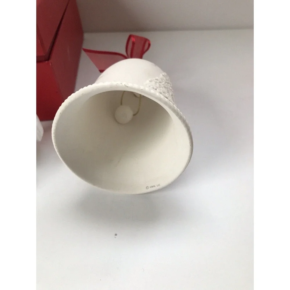 Hallmark Keepsake Ornament Porcelain Dated Bell‎ 2008 Presentation Box